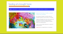 Desktop Screenshot of healingartsbroughthome.com