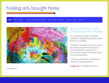 Tablet Screenshot of healingartsbroughthome.com
